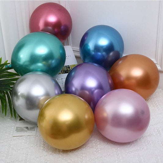 Metal Balloon Set (Mixed Color x10)--S156 - party X party