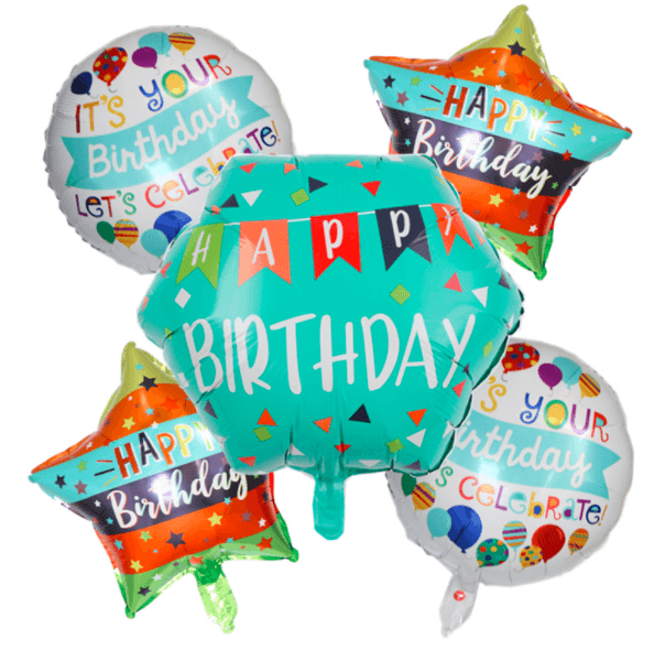 Colorful birthday balloons, simple party decoration, balloon combination--S109 - party X party