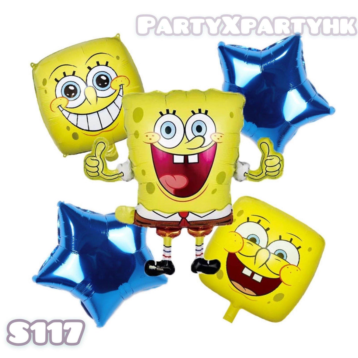 Spongebob Balloon Party Set-Simple--S117