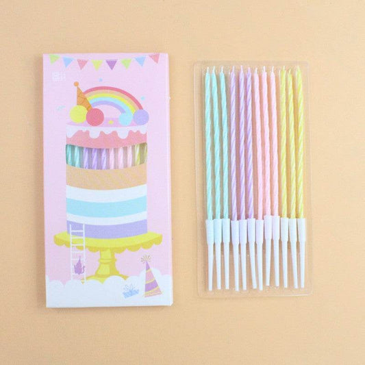 Macaron Colored Candles --A050 - party X party