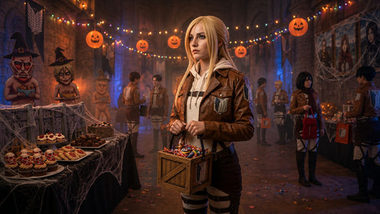 Why the Attack on Titan Historia Reiss Light Blonde Curly Cosplay Wig Is the Perfect Choice for Halloween, Comic Con Lamp; Every Cosplay Event party X party