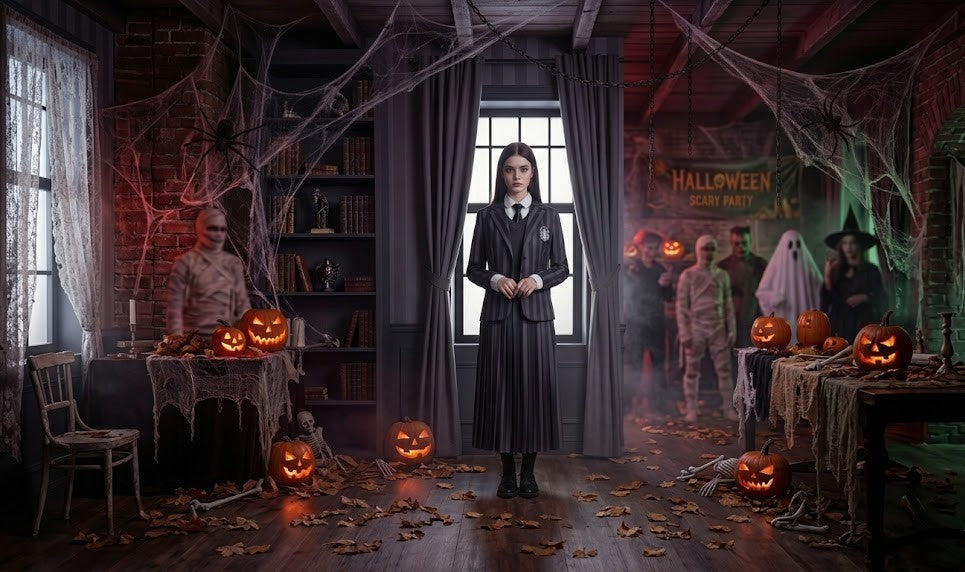 Love Dark Academia and Gothic Fashion? The Wednesday Cosplay Costume Is Perfect for This Halloween Season party X party