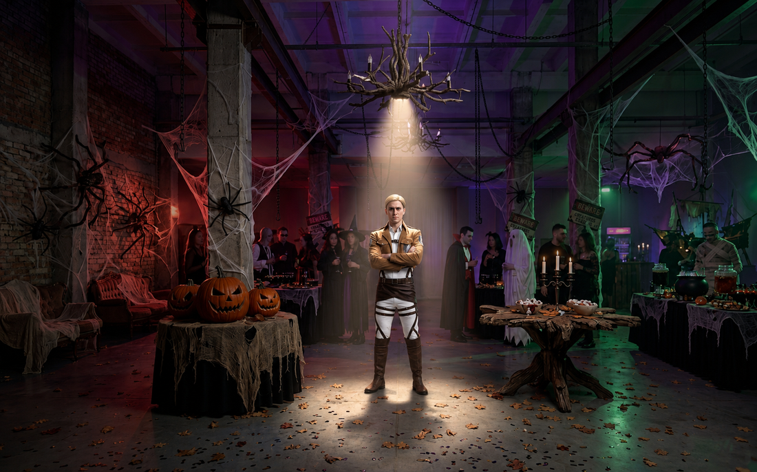 Be the Neighborhood Anime Hero This Halloween with the Levi Ackerman Captain Survey Corps Cosplay Costume Premium Anime Outfit Set for Adults party X party