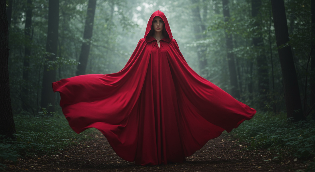 Styling Tips for a Mysterious Red Hooded Cloak Look