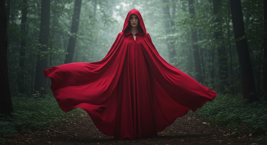 Styling Tips for a Mysterious Red Hooded Cloak Look