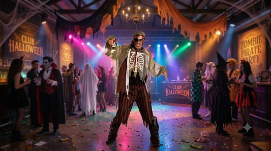 Crash the Halloween Party in Style with the Pirate Zombie Costume for Adults – Undead Buccaneer Halloween Outfit party X party