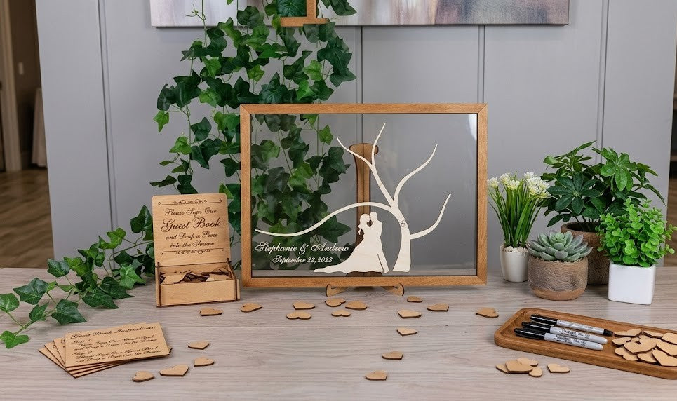 From Instagram to the Wedding Venue: Why Influencers Choose the Creative Wedding Sign-in Board – Wedding Blessing Commemorative Signature Photo Frame party X party
