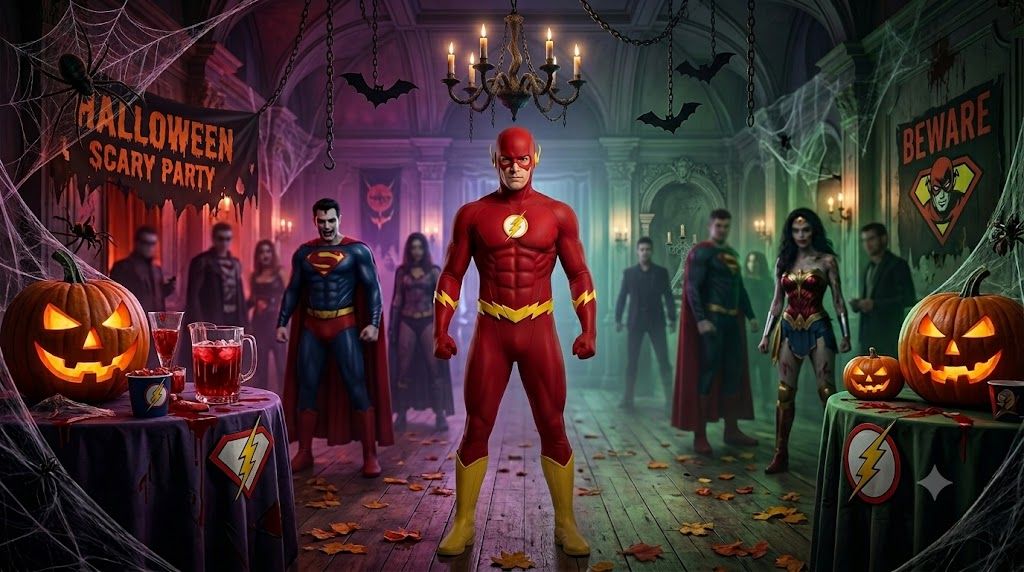Let Your Child Become a Superhero This Halloween with the Cosplay The Flash Kids' Costume for Dances or Stage Performances party X party