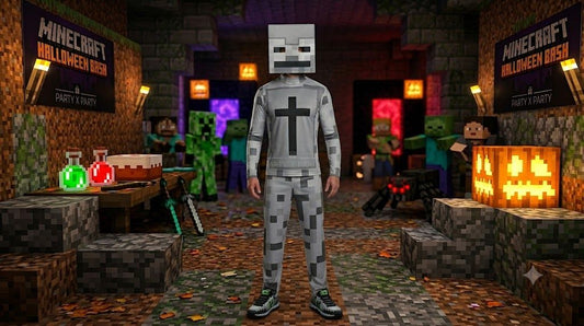 From the Screen to Trick-or-Treating: Why Kids Love the Skeleton Minecraft Costume – Bring the Game to Life This Halloween party X party