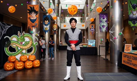 Turn Every Trick-or-Treat Route into an Anime Adventureit wh the Dragon Ball Super Zamasu Cosplay Costume – Anime Battle Outfit with Sash Set party X party