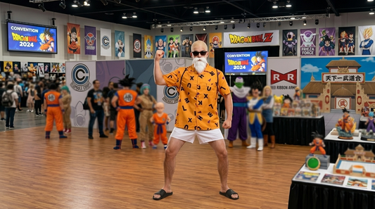 Be Bold Like Master Roshi: Personal Growth Through the Dragon Ball Master Roshi Cosplay Costume Anime Training Outfit with Turtle Shell Full Set party X party