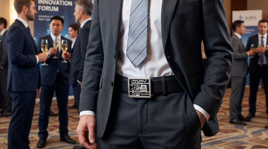Need Memorable Conference Giveaways? The Custom Belt Buckle (Automatic or Pin Buckle Head), Company LOGO, Name DIY, High-End Gift Offers a Premium Alternative party X party