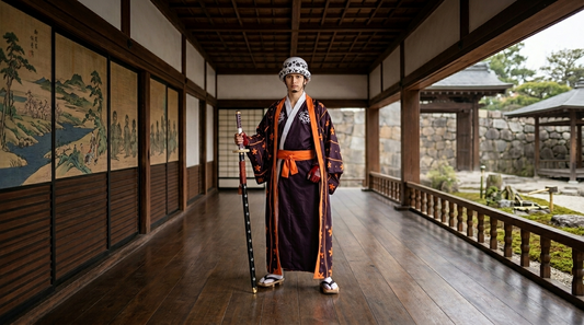 Struggling to Find a Cosplay That Works for Photos and Casual Wear? Try the One Piece – Trafalgar D. Water Law Japanese Yukata Kimono Set Cosplay Costume party X party
