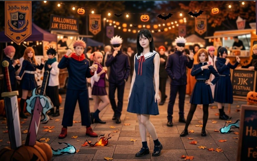 Why Introvert Girls Will Love the Jujutsu Kaisen Cosplay Costumes - Blue | Rika Orimoto for Halloween: A Simple Anime Costume That Stands Out party X party