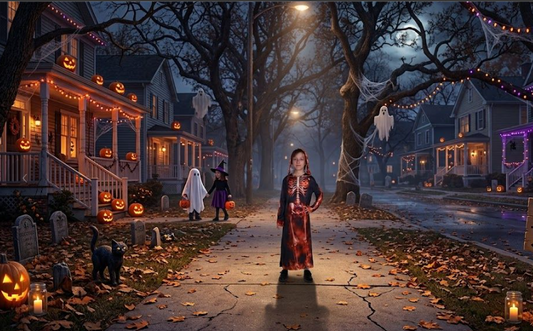 Why the Halloween Kids’ Costume - Scary Flame Skull Robe (Kid Version) Is Perfect for a Spooktacular Halloween