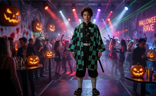 Demon Slayer Character Cosplay Set – Tanjiro Cosplay Costume: The Ultimate Halloween Costume for Anime Fans party X party