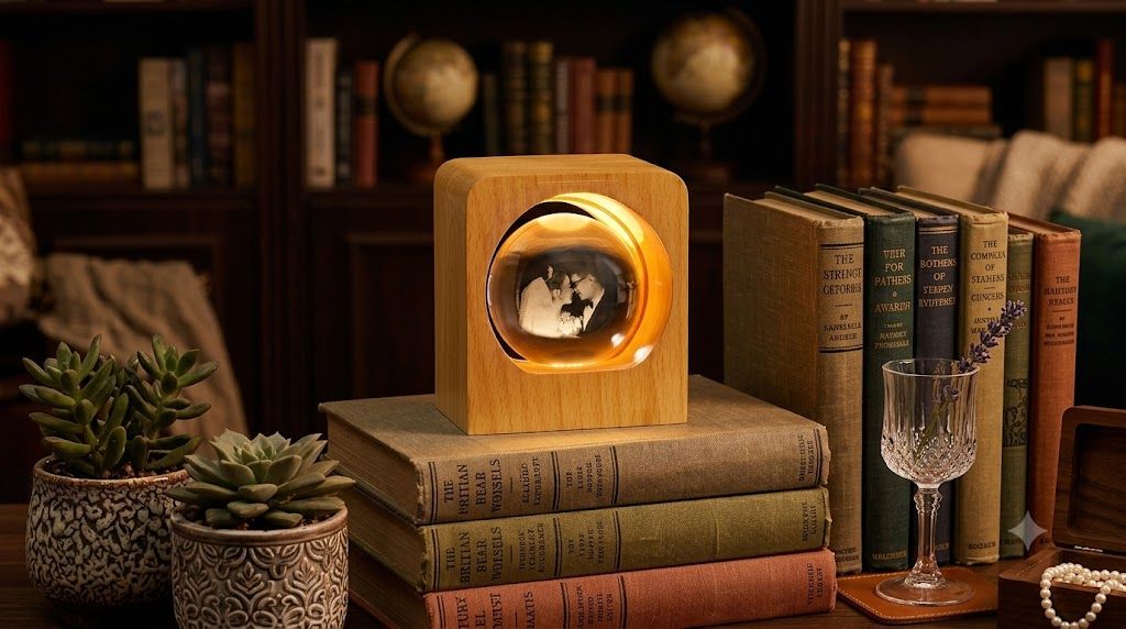The Wedding Gift Newlyweds Truly Want: Photo DIY Private Custom Crystal Ball Night Light Ornament/Display party X party