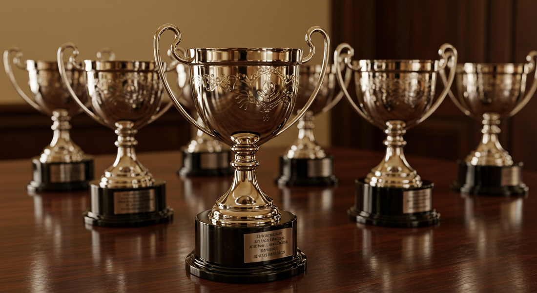 Engravable Metal Trophies for Every Achievement