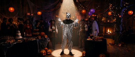 If You Love Dark Carnival &amp; Horror Clown Movies, You’ll Love the Cosplay Dark Clown/Jester Costume for Horror-Themed Parties party X party