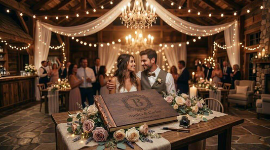 Worried Your Wedding Wishes Will Fade Over Time? Preserve Them with the Personalized Wedding Guest Book Photo Album party X party