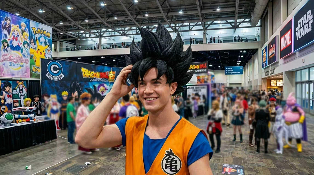 Can’t Get That Iconic Saiyan Hair? The Dragon Ball Kids Goku Cosplay Headpiece Black Saiyan Hair Wig for Boys Anime Costume Accessory Solves It Instantly party X party