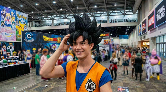 Can’t Get That Iconic Saiyan Hair? The Dragon Ball Kids Goku Cosplay Headpiece Black Saiyan Hair Wig for Boys Anime Costume Accessory Solves It Instantly party X party