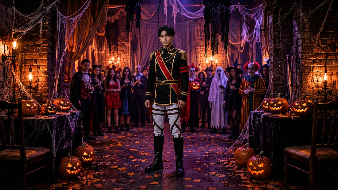 Top Reasons to Wear the Levi Ackerman Eren Yeager Hange Zoe Ceremonial Regiment Uniform Cosplay Costume with Detachable Cape This Halloween