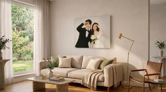 Do Your Wedding Photos Deserve More Than an Album? Showcase Them with Custom Photo Canvas Wall Art party X party