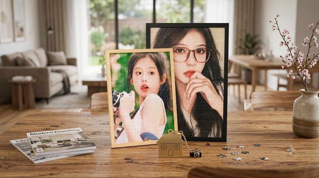Why a Personalized Couple Photo Jigsaw Puzzle with Solid Wood Frame Makes the Ultimate Romantic Gift