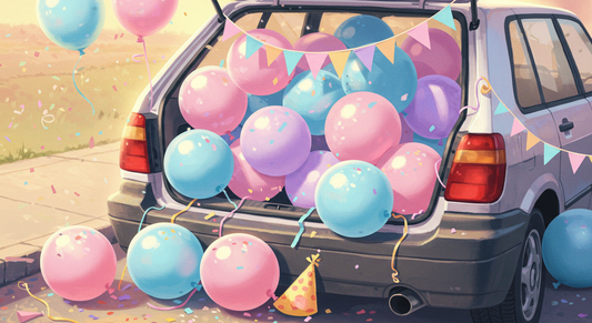 Creative Car Trunk Birthday Balloon Decorations