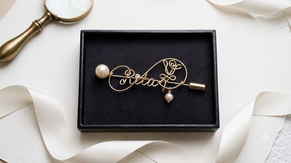 Why the Custom Pearl Rose Flower Brooch, Original Designer Style "Little Chanel" Style Gift Is the Perfect Ballet Recital Gift party X party