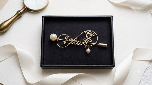Why the Custom Pearl Rose Flower Brooch, Original Designer Style "Little Chanel" Style Gift Is the Perfect Ballet Recital Gift party X party