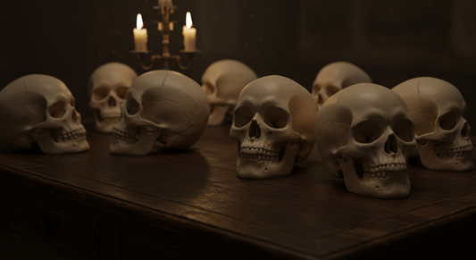 Realistic Skull Models for Halloween Decor
