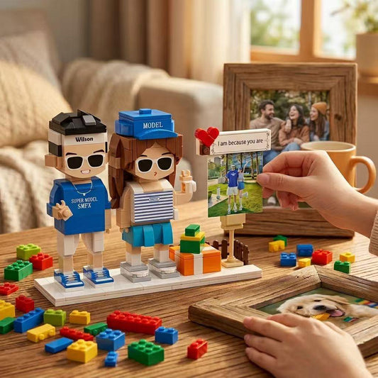 Photos Hidden on Your Phone? Make Them Tangible With a Building Block Photo Frame party X party