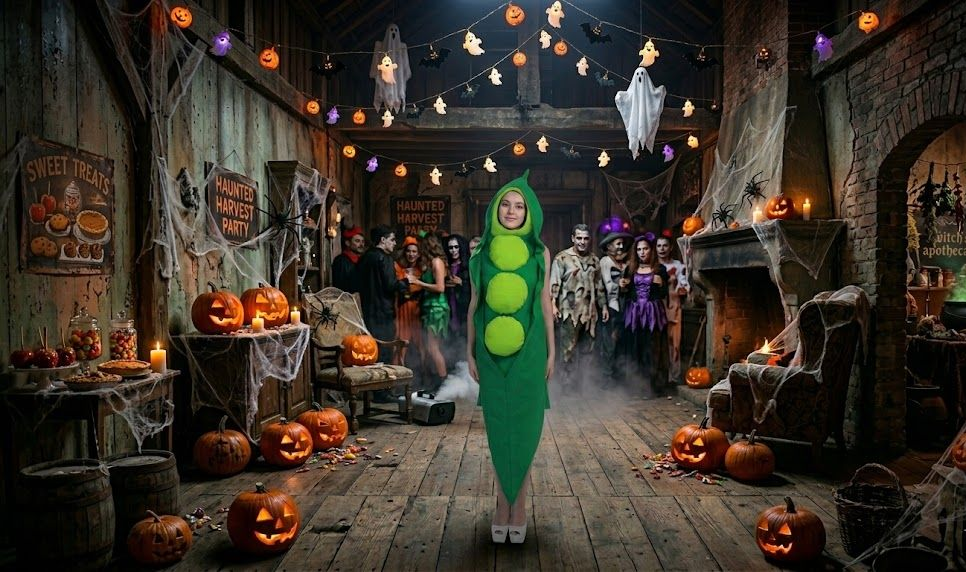 Create the Perfect Group Halloween Look with the Pea Fun &amp; Colorful Halloween Veggies Costume Collection for Parties, Events &amp; Performances party X party