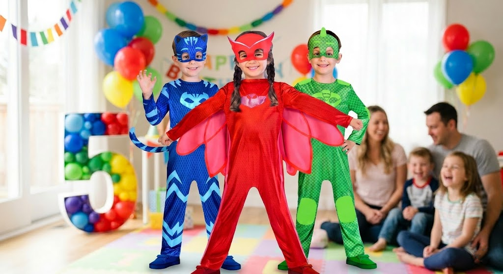 Top Reasons Parents Choose PJMASKS Jumpsuit Pajamas for Parties and Dress-Up party X party