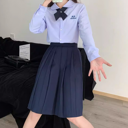 Thai School Uniform JK Set | Women’s Sweet Loose Slimming Academy Style | Graduation & School Activity Sailor-Style Set C050 party X party