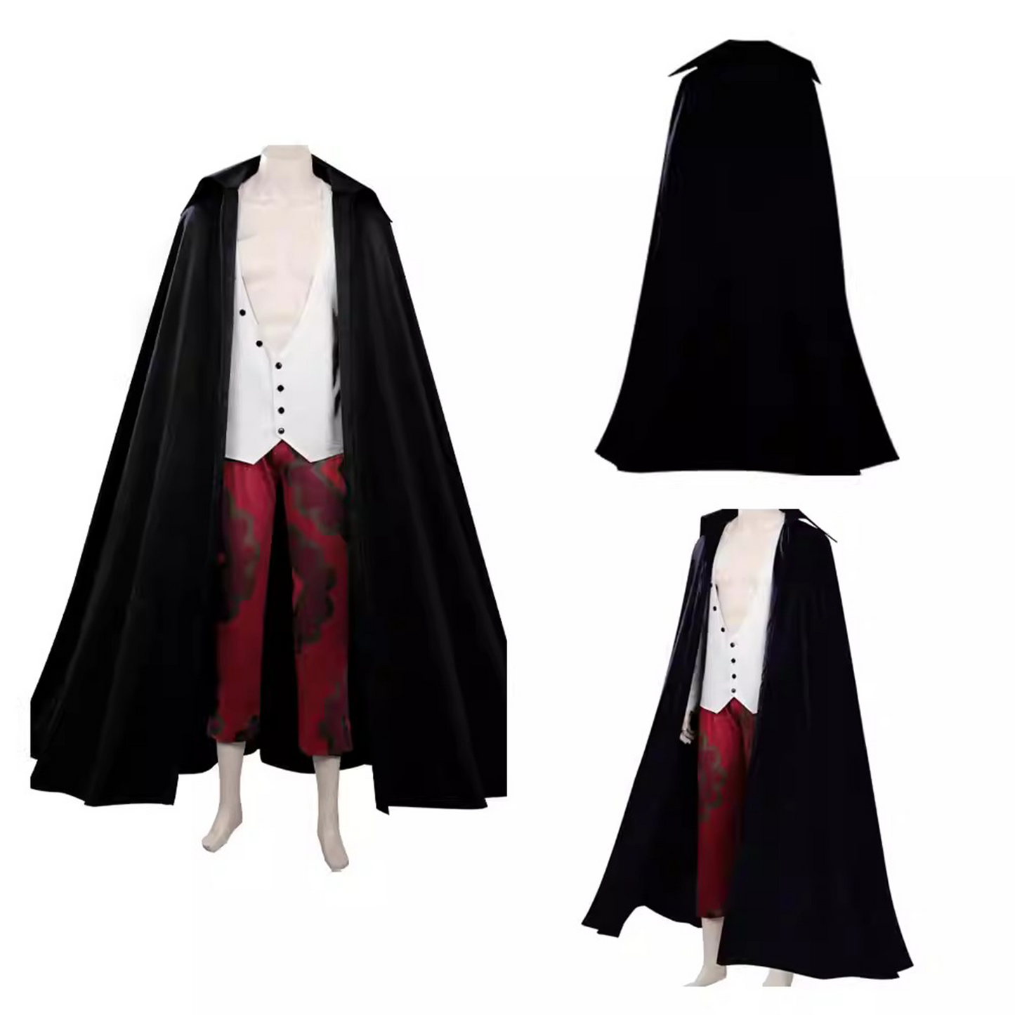 One Piece Film: Red – Shanks Cosplay Stage Performance Costume 0018 party X party