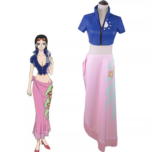 One Piece – Nico Robin Two Years Later Summer Women’s Performance Cosplay Costume 0017 party X party