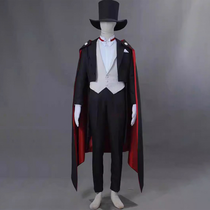 Sailor Moon Tuxedo Mask Cosplay Costume – Mamoru Chiba Men’s Formal Suit Set SM010 party X party