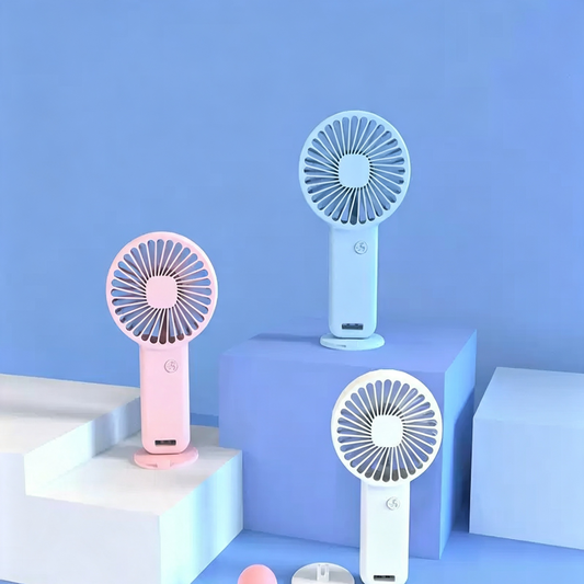 New Mini Handheld Fan – Ultra-Quiet Portable Fan for Students, Dorms, Travel, Desktop & Gifts | HF002 party X party