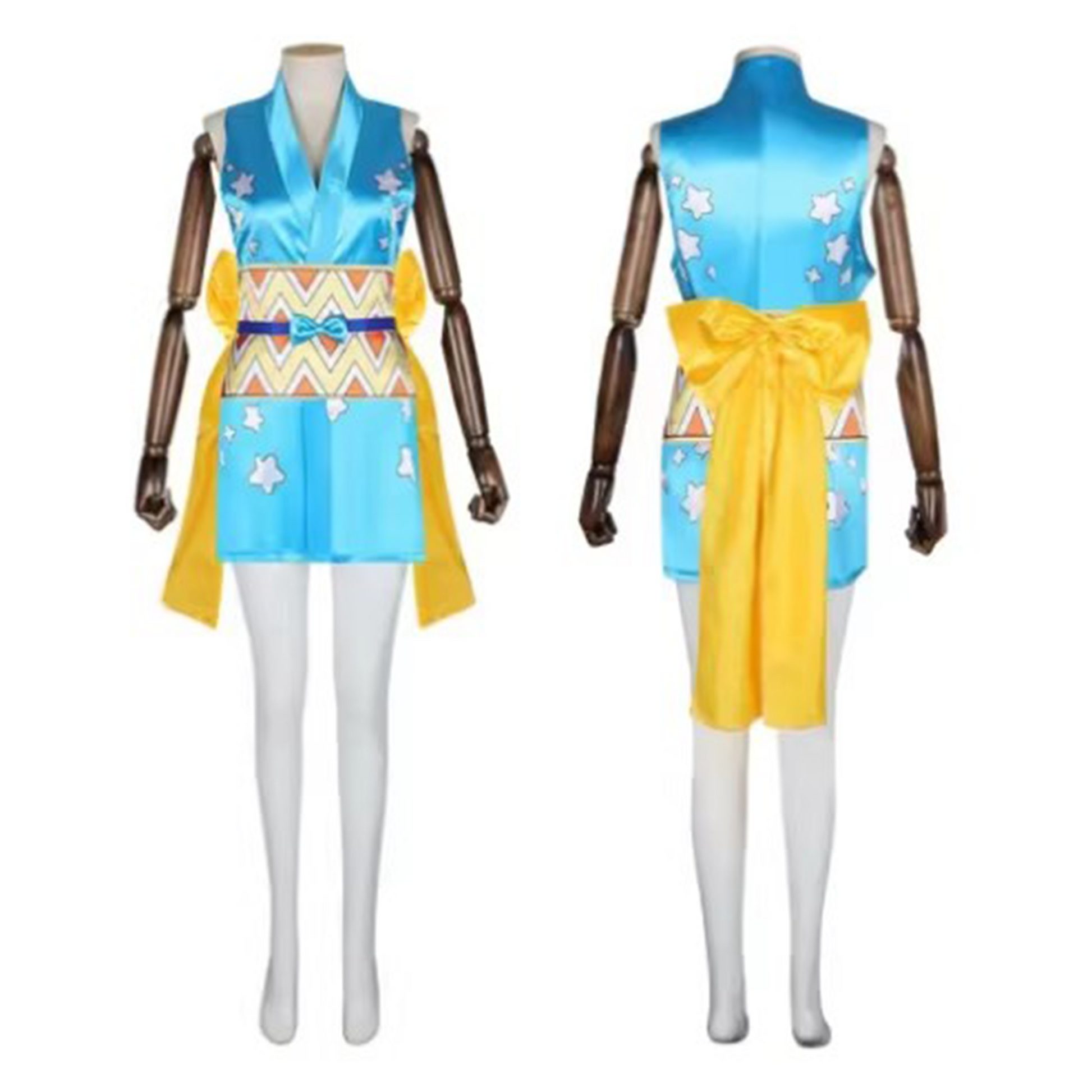 One Piece – Nami Yukata Live-Action Navigator Cosplay Anime Expo Role-Play Costume 0010 party X party