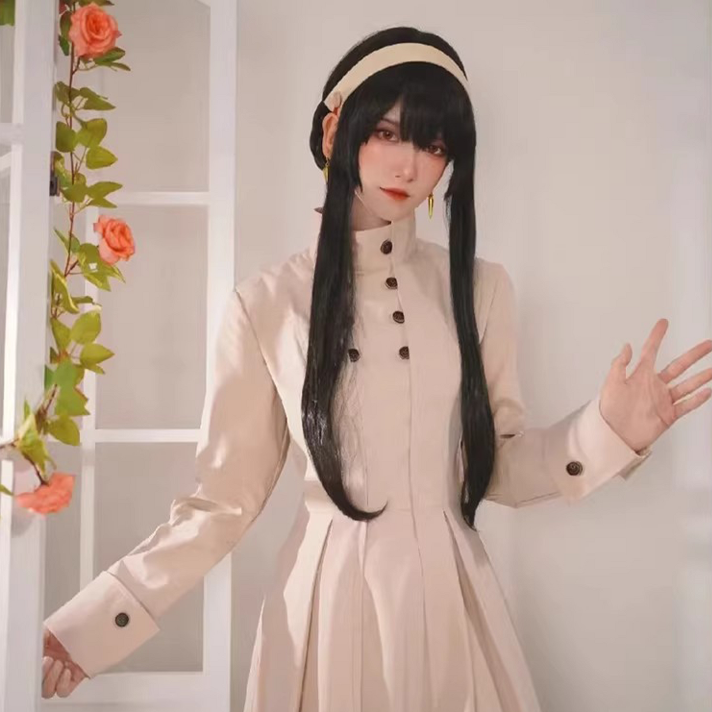 Spy x Family Yor Trench Coat Cosplay Outfit – Daily Wear Style SF021 party X party