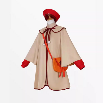 Spy x Family Anya Movie Cosplay Costume – Full Set with Coat, Dress & Bag SF017 party X party