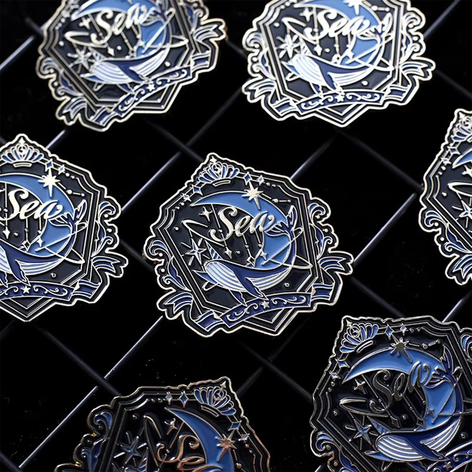 Original Design Metal JK Badge | Premium School-Style Blazer Pin & Chest Accessory - Authentic Academy Detail (C021) party X party