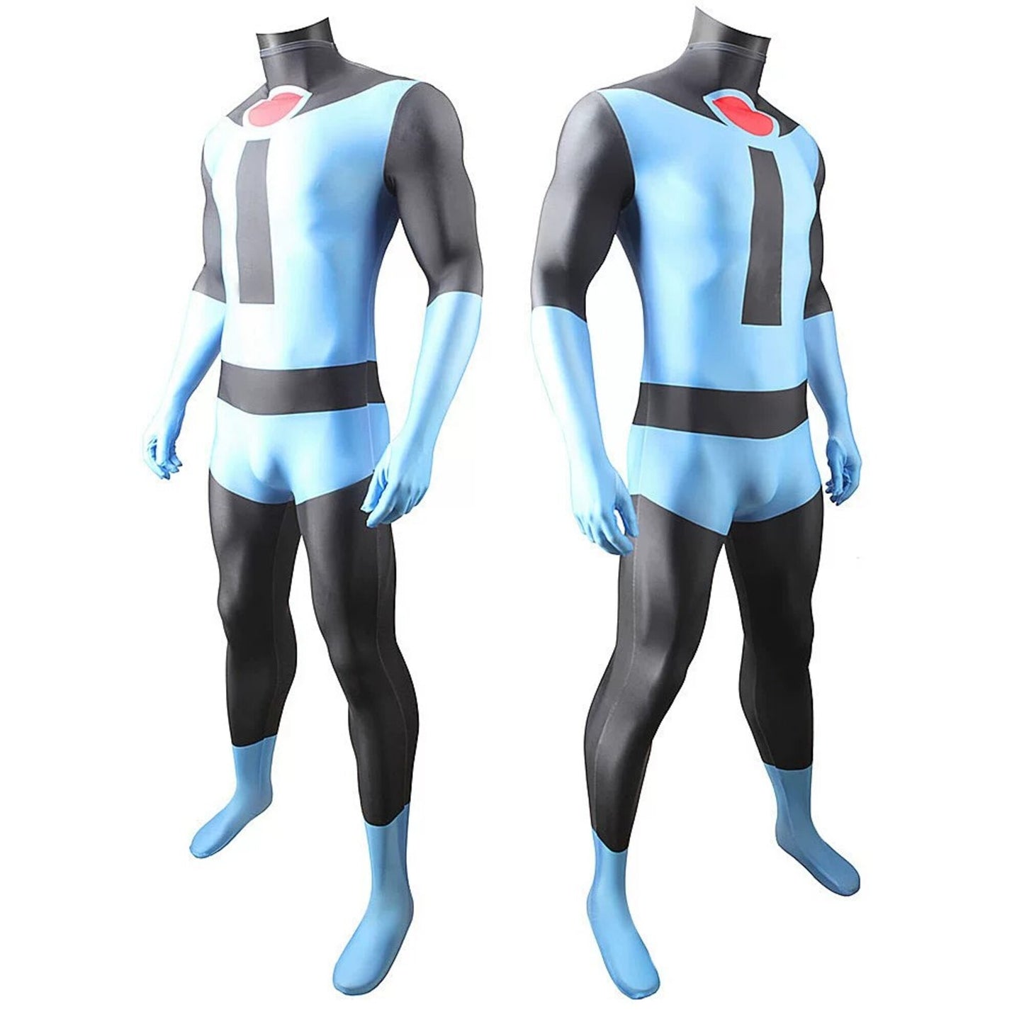 Mr. Incredible Bodysuit Cosplay – The Incredibles Halloween Party Performance Costume, Unisex | DC010 party X party