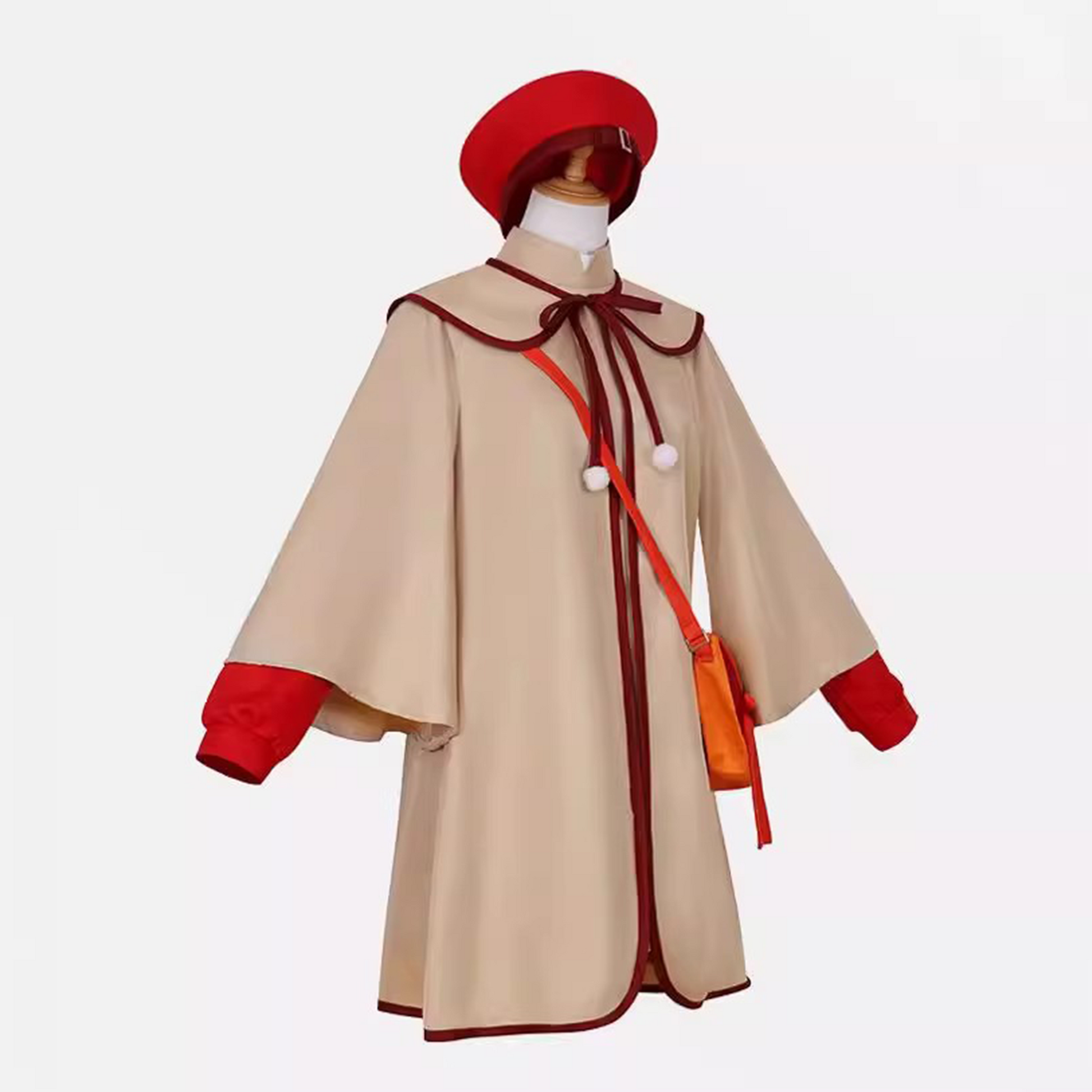 Spy x Family Anya Movie Cosplay Costume – Full Set with Coat, Dress & Bag SF017 party X party