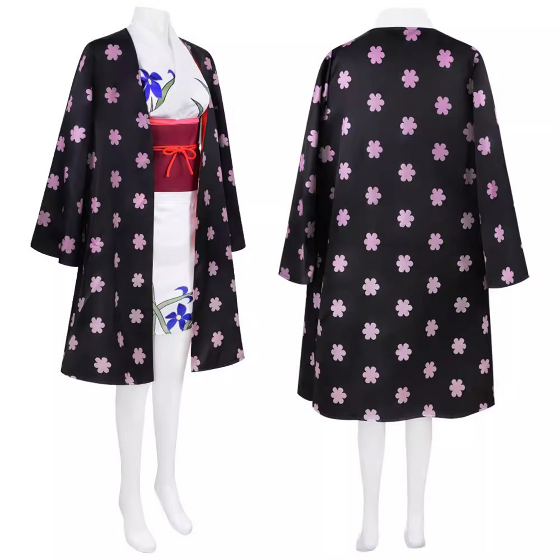 One Piece Onigashima Arc – Nico Robin Kimono Cosplay Costume Anime Merchandise Outfit 0012 party X party