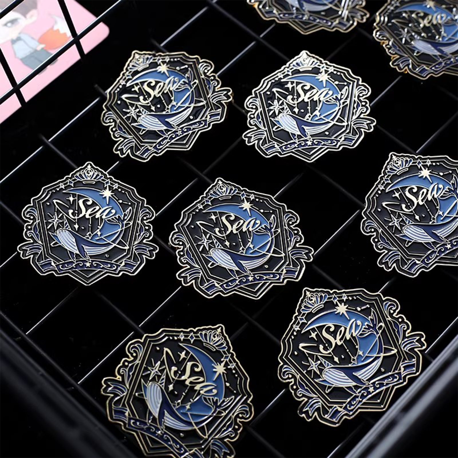Original Design Metal JK Badge | Premium School-Style Blazer Pin & Chest Accessory - Authentic Academy Detail (C021) party X party