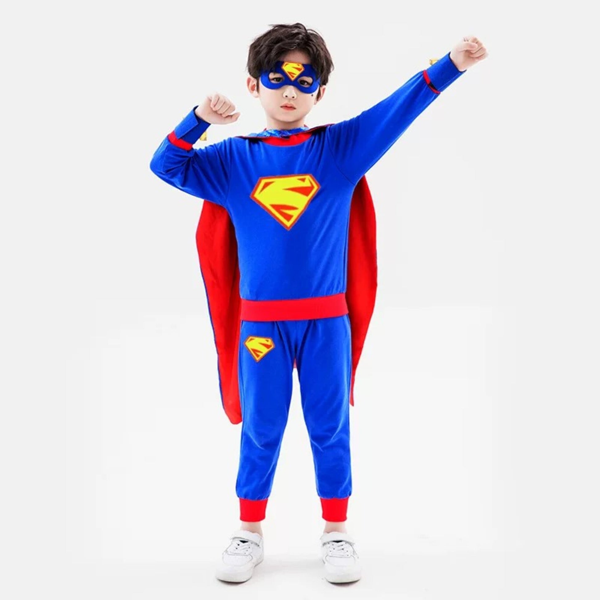 Superman Cape Outfit – Children’s Boys Hoodie Set, Spring/Autumn Halloween Cosplay | DC020 party X party